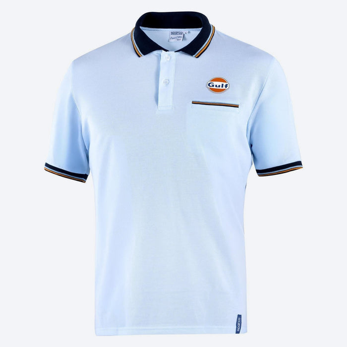 Polo Gulf Pocket Bleu Ciel