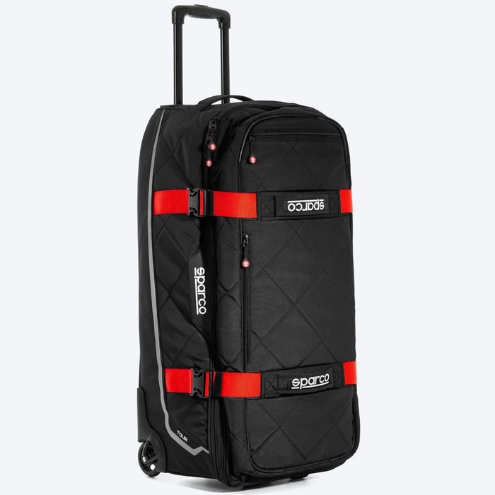 Valise Souple Tour Noir/Rouge