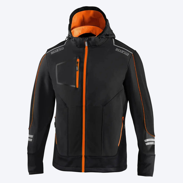 Veste Softshell Tech York Noir/Orange