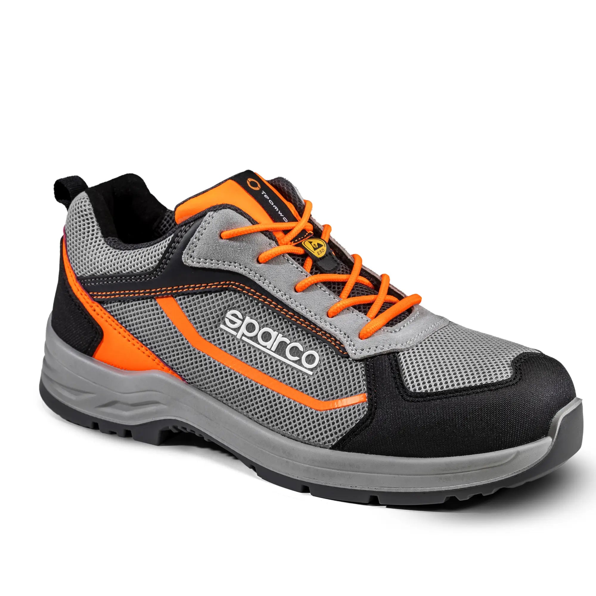 Sparco Indy S1P ESD - Chaussures De Sécurité Gris/vert, Taille 43